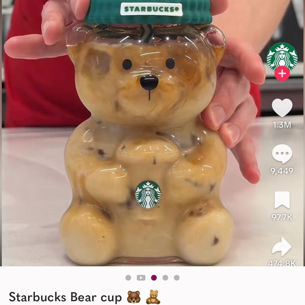 Viral Starbucks Barista Glass Cup 20oz ☕✨ - Picture 2 of 6